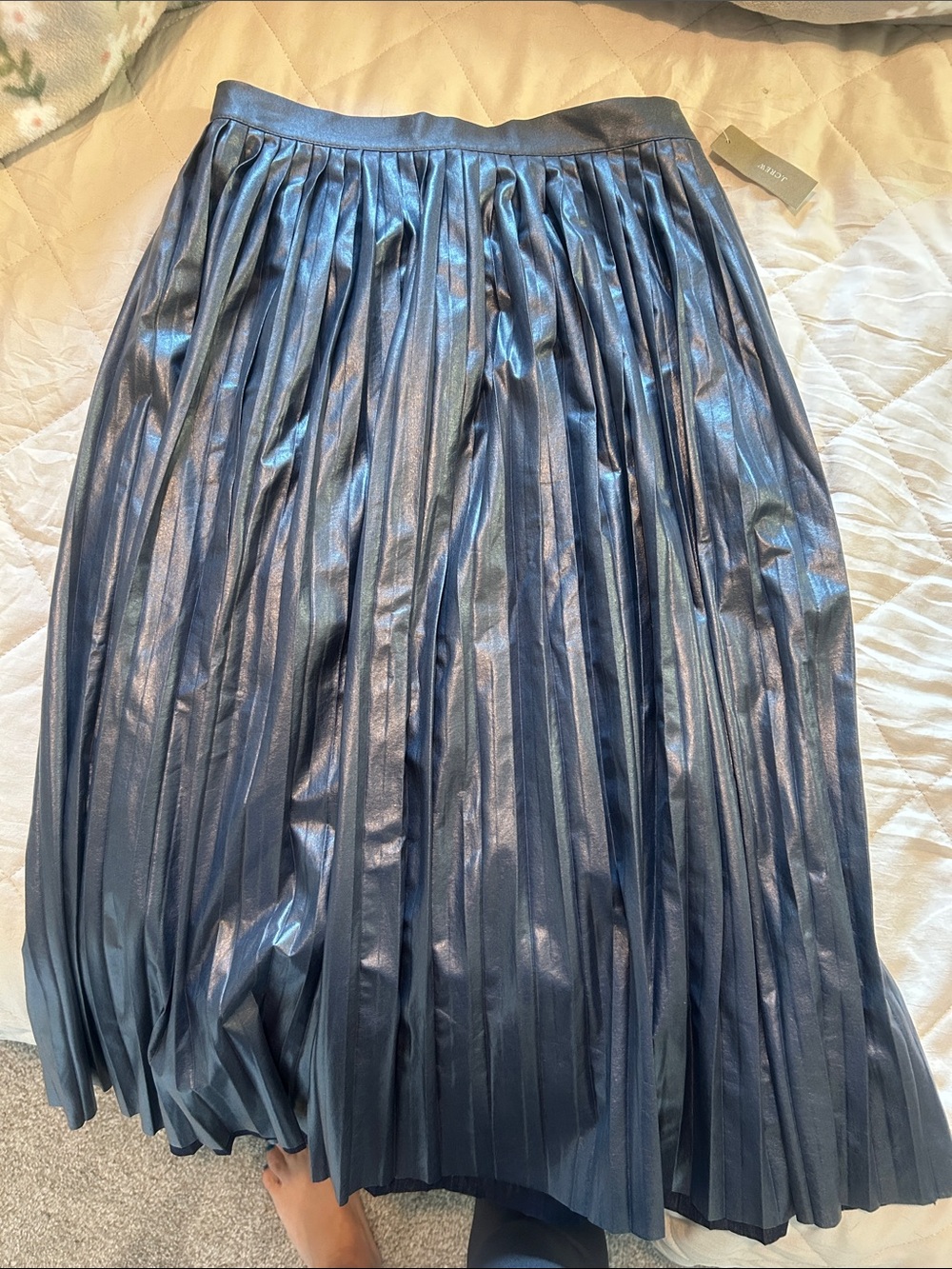 JCREW NWT Metallica skirt